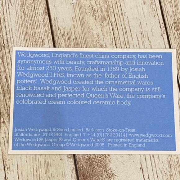 Vintage WEDGWOOD Blue Jasper Ware Star Musical Instrument Christmas Ornament - Picture 9 of 12